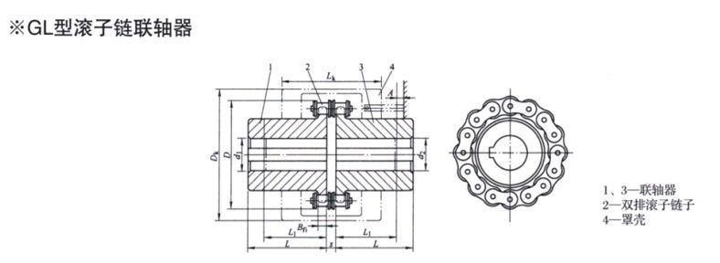 GL型滚子链联轴器